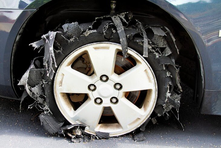 How to Deal with Tire Blowouts Safely