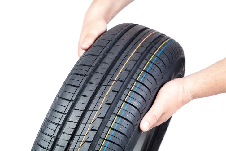 How to Remove Red and Yellow Dots on Tires 